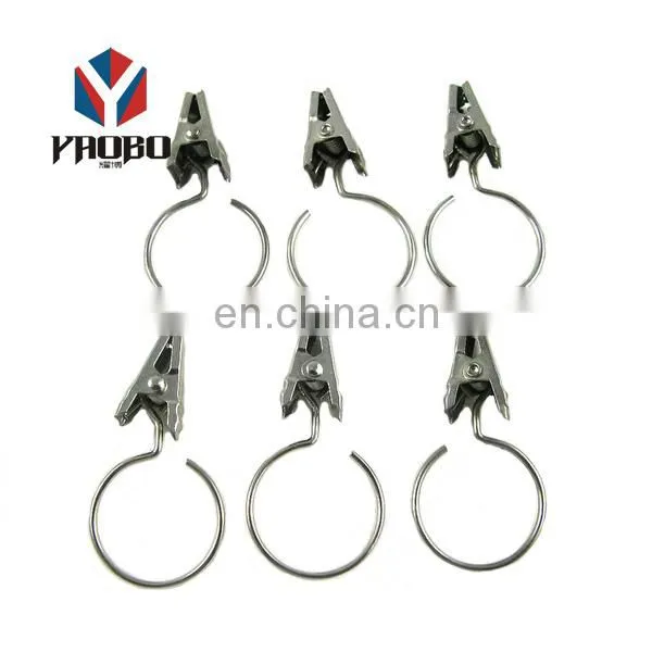 Good Material Hook Curtain Rod Clip Round Ring For Window Accessories photo-4