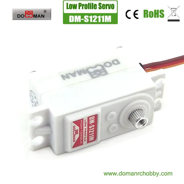 DM-S1211M Metal Gear Digital 12kg Low Profile rc Servo photo-4