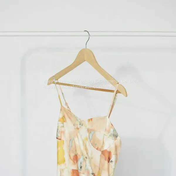 Natural Wholesale Wooden Hangers Clothes Hanger for Suit photo-3