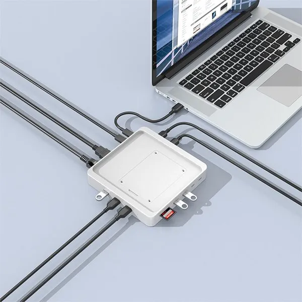 17 in 1 USB3.1 Docking Station Customized for MacOS Monterey IMac (24-inch, M1, 2021) photo-3