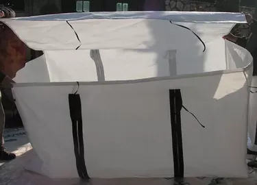 Polypropylene PP Big Bag Factory 1000KG Baffle Bulk Bag With Filler Cord Siftproof 1Ton Super Jumbo Bag