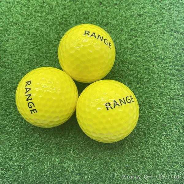 Yellow Range Golf Ball With Print photo-2