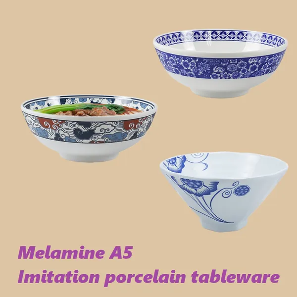 Melamine Imitation Porcelain Tableware Series photo-4