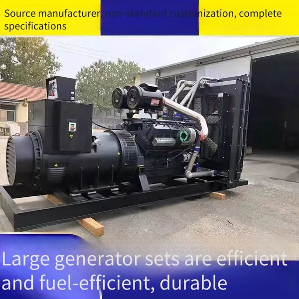 weifang yuchai cummins and shangchai diesel generator sets with high power of 30 - 800kw, all - copper brushless three - phase 380v, high - power silent and self - starting generator sets from original manufacturers