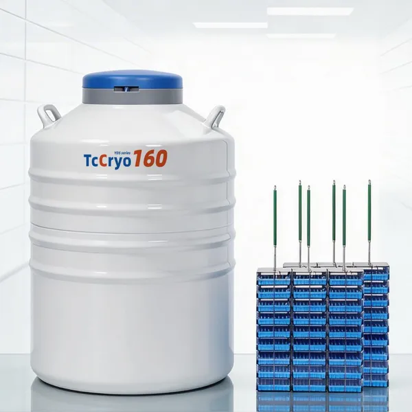 Tanzania 160L Nitrogen Reagent Storage Tank Liquid Nitrogen Container for Cell Storage TcCryo Ln2 Dewar photo-1