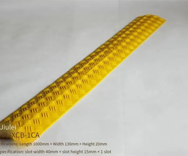 Jiulei Brand Jl-xcb-1ca | Rubber and Plastic Bridge Belt [model] Length 1000mm * Width 130mm * Height 20mm | Slot Width 40mm * Slot Height 15mm * 1 Slot photo-3