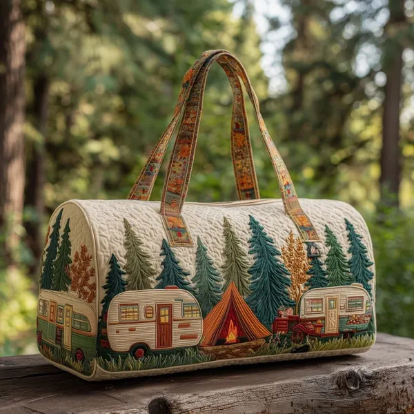 2026 New Portable Printed Travel Bag Multi-functional Sports Fitness Bag Short-distance Travel Bag photo-4
