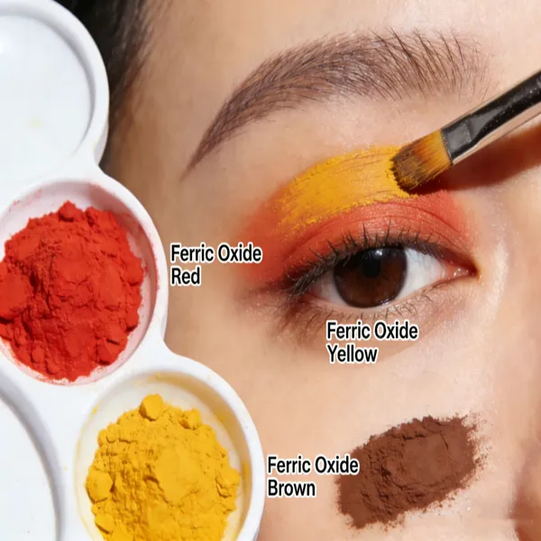 Cosmetics-grade Iron Oxide Color Powder for Makeup, Eyeshadow, Lipstick - Iron Red, Yellow, Black, Brown and Orange photo-5