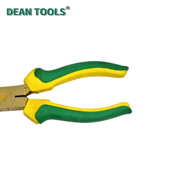 Non-Sparking Flat Nose Pliers, Safety Tools, Non-Sparking Flat Nose Pliers Wire Stripper,Aluminum Bronze photo-2