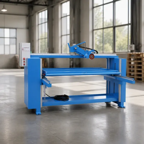 Semi-Automatic Sheet Metal Hairline Polishing Machine Heavy Duty Belt Grinder for Steel Plate