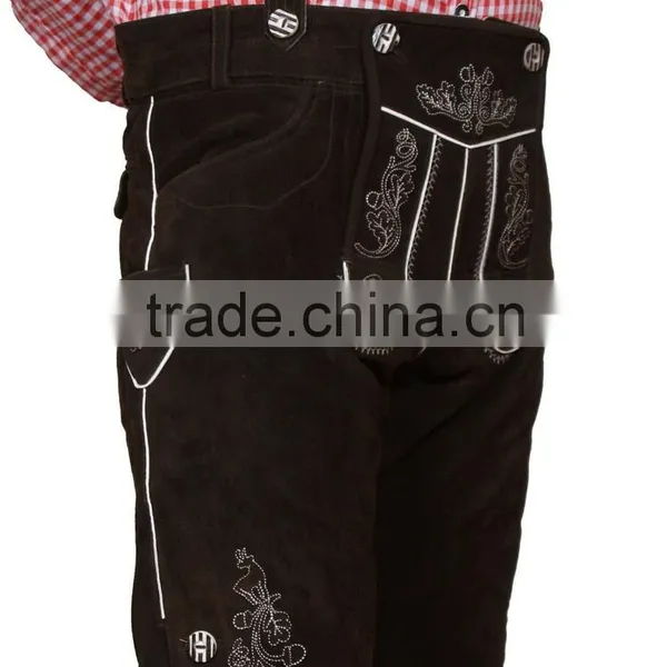 Bundhosen Lederhosen,Oktoberfest Trachten Wear,Kurze Lederhose,german Hose,leather Pants,shorts photo-3