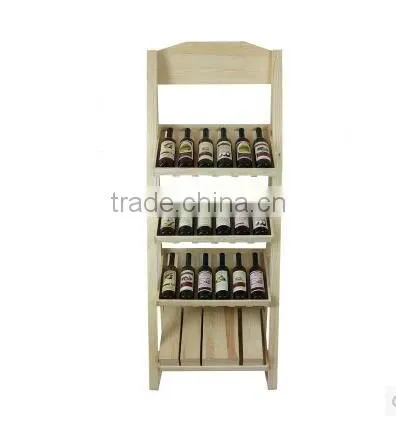2016 Wooden Wine Rack, Wine Display Shelf, Wholesale Wine Rack Wood photo-2