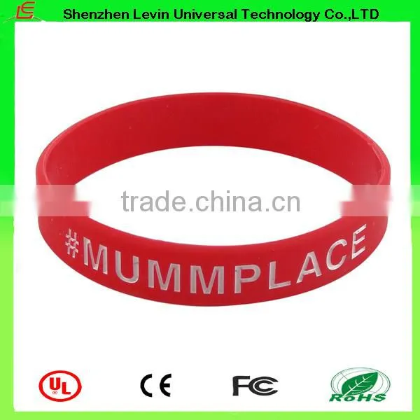 Fast Production Fashion Logo Printing Advertising Cheap Recycle Silicone Wristband photo-4