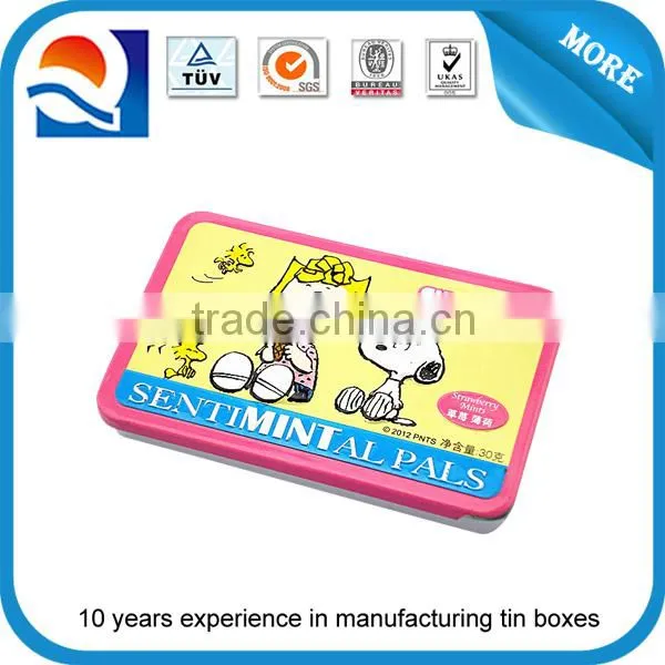 Rectangular Slide Lid Candy Tin Can photo-2