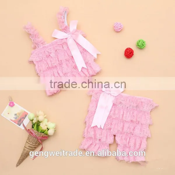 Baby Clothes Baby Girls Outfits Baby Romper Sets (romper +pants) photo-4