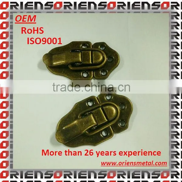 New Metal Stamping Cabinet Locking Case Bronze Toggle Latch