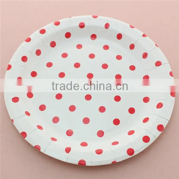 9'' Dottie Paper Dishes