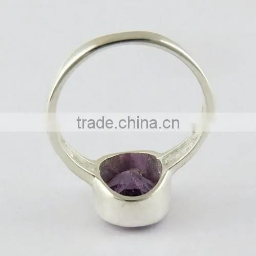 Energe Bloom Amethyst Ring, Wholesale Silver Jewelry, Indian Silver Jewelry photo-5