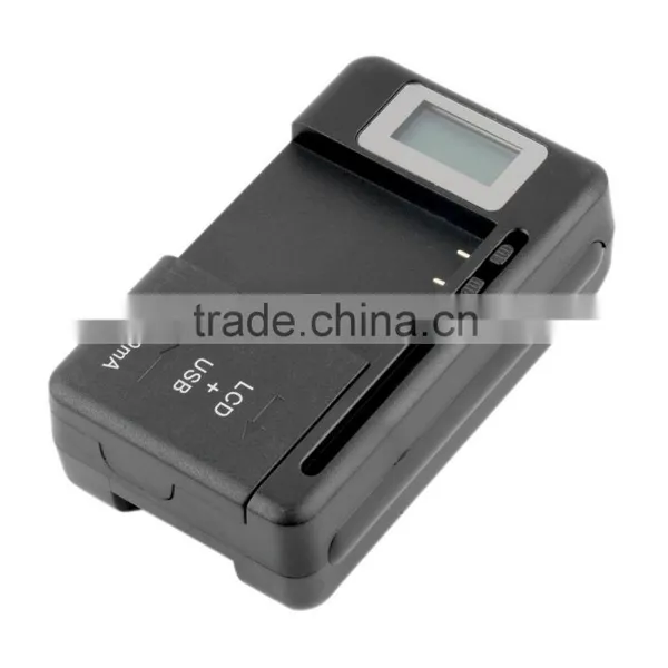 Mobile Universal Battery Charger LCD Indicator Screen For Cell Phones USB-Port photo-3