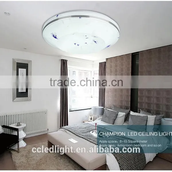 White Circles Ceiling Light Acrylic Art Design photo-3