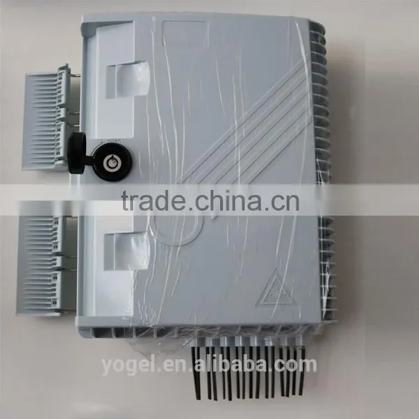 Waterproof Simplex Metal 4 / 8 / 12 / 16 / 24 / 48 Cores Fiber Optic Termination Box Plastic photo-4