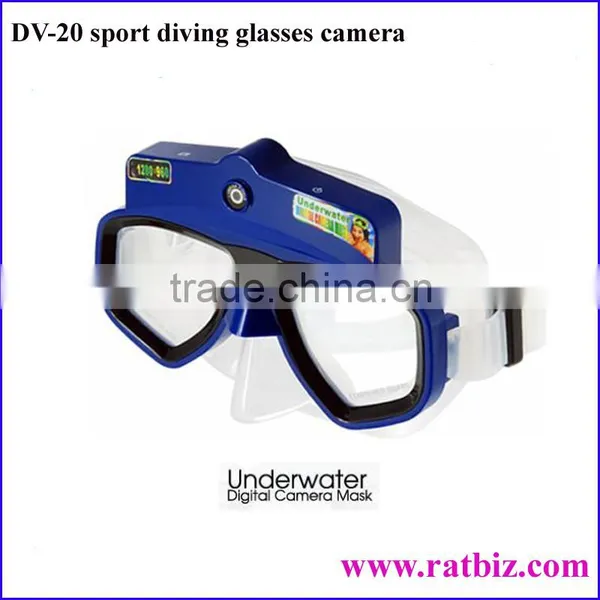 Waterproof 720P HD Sports Diving Glasses Camera 30M Underwater HD 720P (1280*720@30 Frame) HD Video Recording photo-2