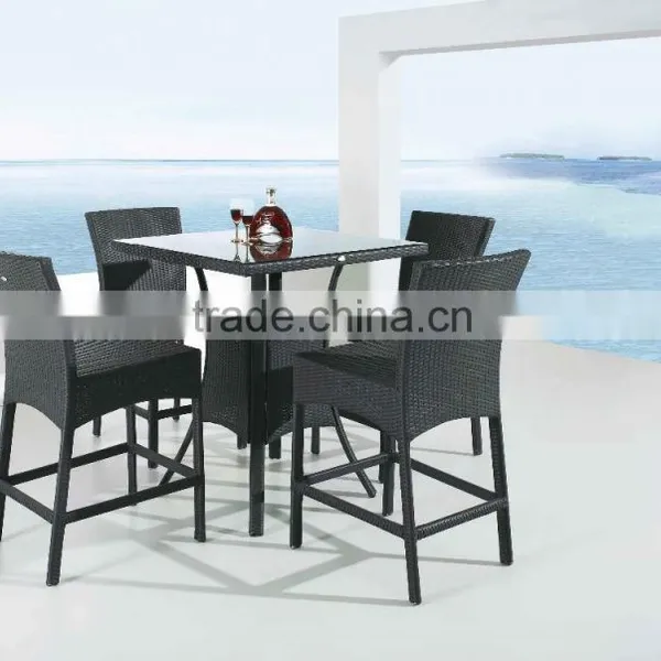 Wicker Seaside Outdoor Bar Furniture for Sale (DH-9552)