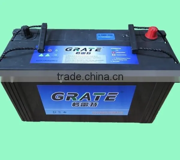 China LEAD Acid Battery Manufacturer 12V 100Ah Deep Cycle Battery 12V Rechargeable Electric Vehicle Battery photo-5