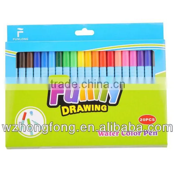 Water Color Pen Set - 24 Pcs