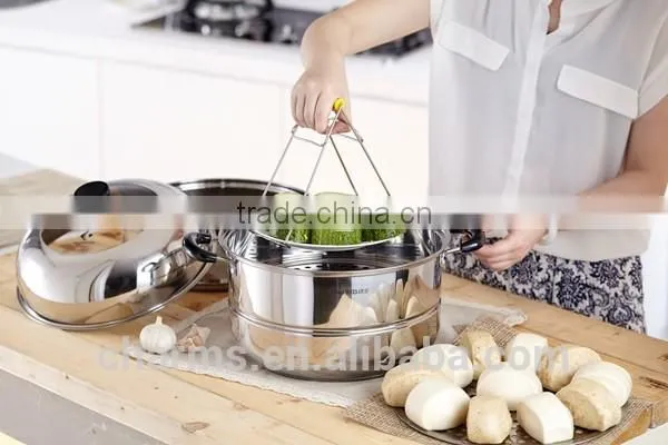 2016 800W Stainless Steel Food Steamer With Digital FS4401DS&Non-stick Stainless Cookware photo-6