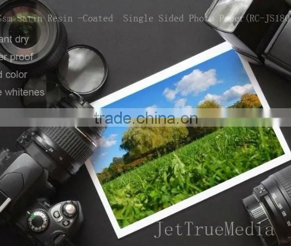 180Gsm Satin Resin -Coated Single Sided Photo Paper(RC-JS180)