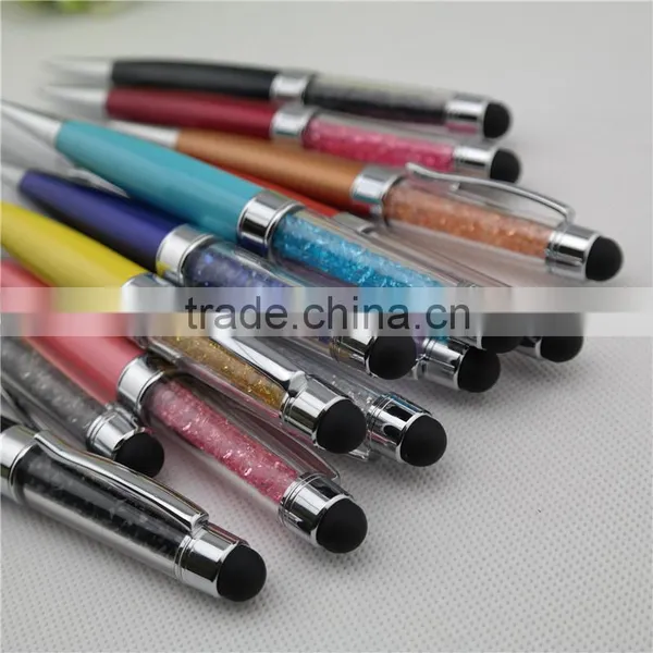 TCR-08 Crystal Pen With USB , Fat Promotional Stylus Pen photo-3