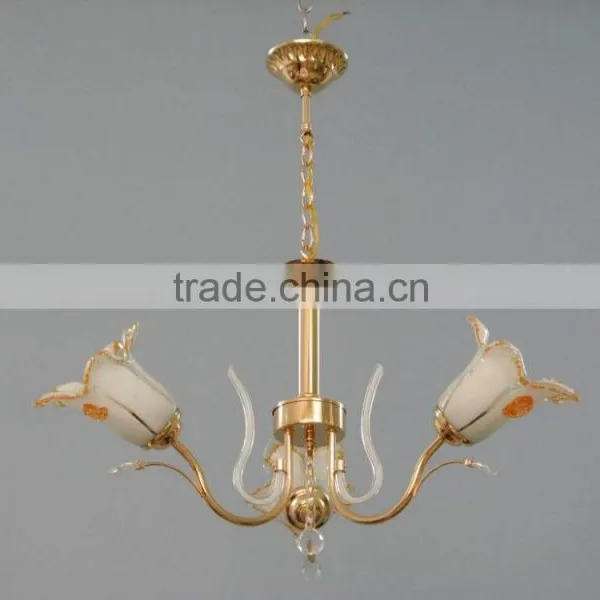 Antique Luxury Golden Vintage Home Decor Lily Flower Pendant Chandelier With China Export Factory photo-6