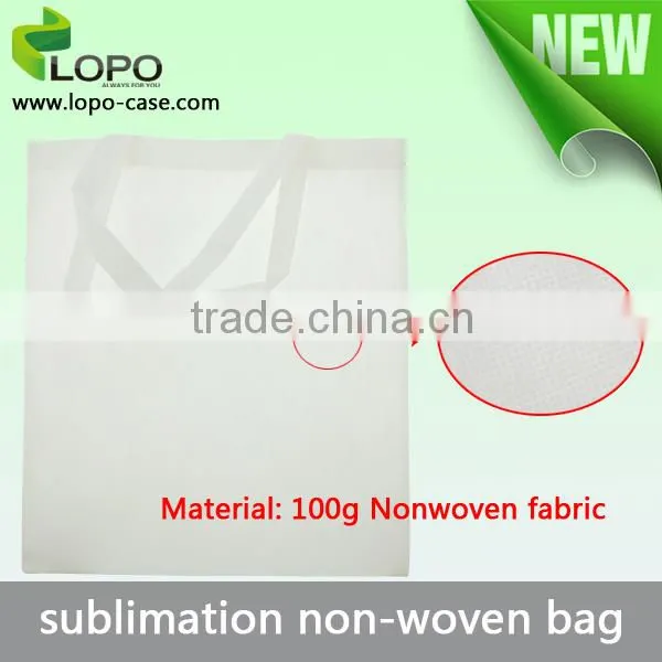 2016 Sublimation DIY Shopping Non-woven Bag for Environmental photo-5