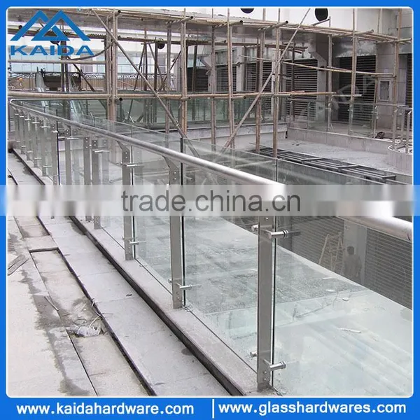 Inox 316 Stainless Steel Outdoor Glass Balusrade Railing Fence