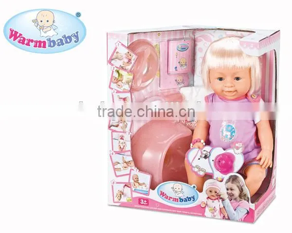 Kid Toy Love Baby Doll Can Drink With Feed Set