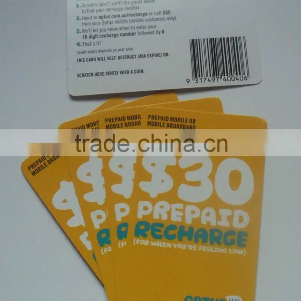 High Quality Paper Prepaid Calling Card, Prepaid Scratchcard Quality Choice photo-5