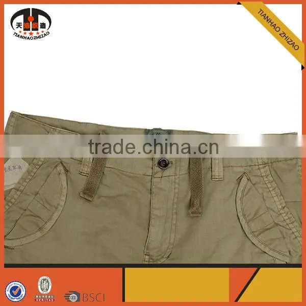Custom Cargo Elastic Waist Shorts for Men With Multiple Pockets photo-3