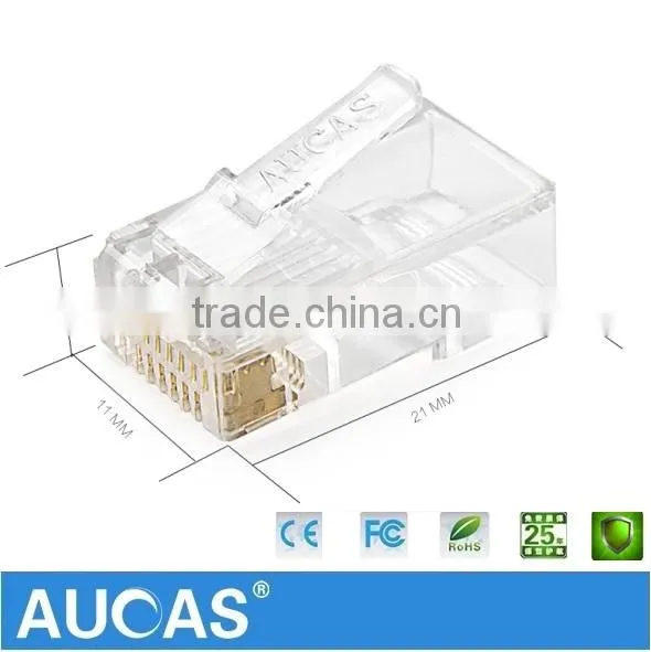 China Factory Cat5e CAT6 CAT7 Stranded Solid Network Cable Gold Plated Cat 5 Cable Connections photo-2