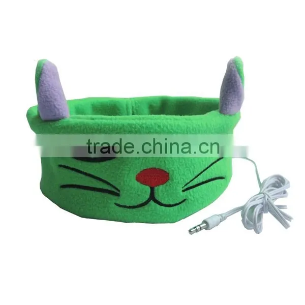 Uneed Noise Cancelling Wired Carton Sleeping Headband Headphones For Laptop Computer photo-5
