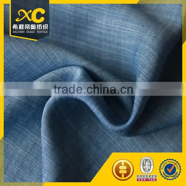 100% Tencel Yarn Dyed Denim Fabric for Shirt photo-2