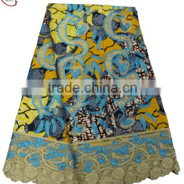 CL7567 2016 Chowleedee High Quality Top Fashion Latest Design Wax Lace photo-3