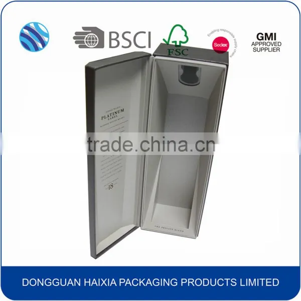 UV Coating Luxury Wine Bottle Paper Box photo-6