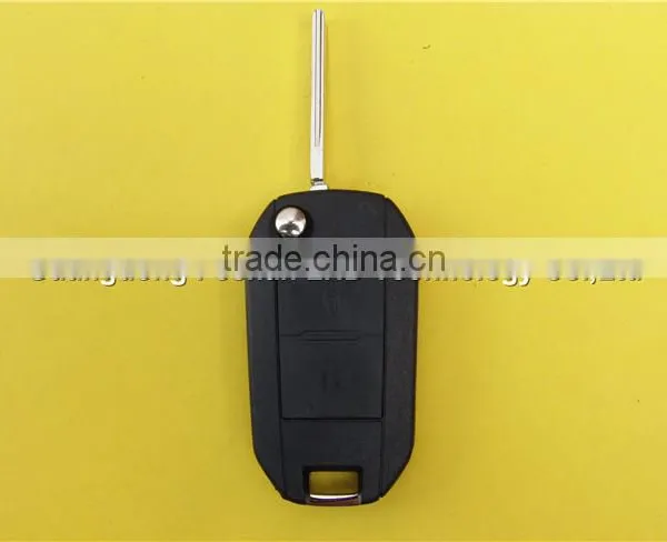 Peugeot Remote Key Shell Blank 2 Button Flip Case With VA2 Blade photo-2