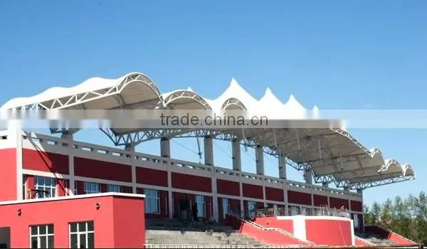 Fabric Tensile Membrane Structure Canopy Applicatin for Hotel Shopping Hall With PTFE ETFE photo-2