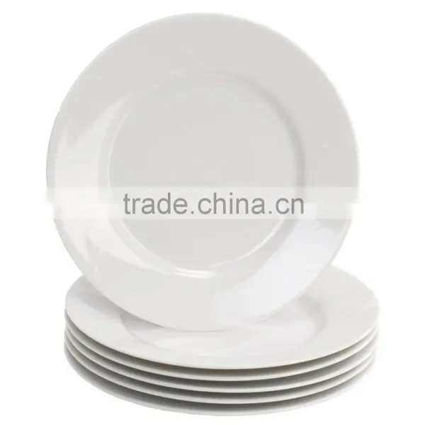 7" 8" 9" 10" 10.5" Super Pure White High Quality Cermaic Porcelain Dinner Plate photo-4