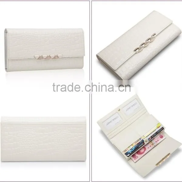 Best Selling Customer Delicate Design Genuine/pu Leather Lady Wallet With Customer Logo photo-4