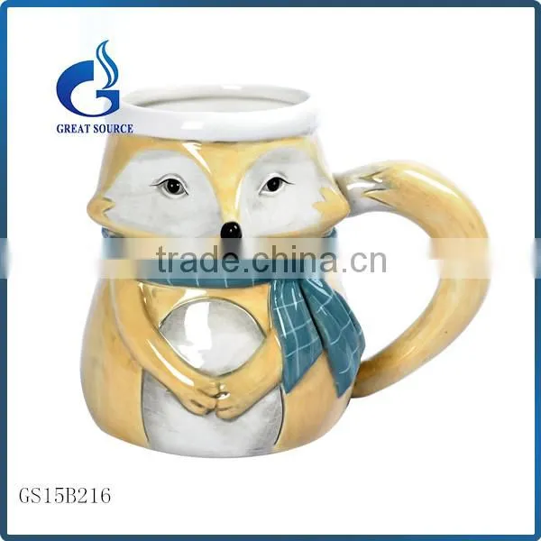 Factory Promotional 3D Ceramic Christmas Owl Mugs Decorative Wholesale photo-6