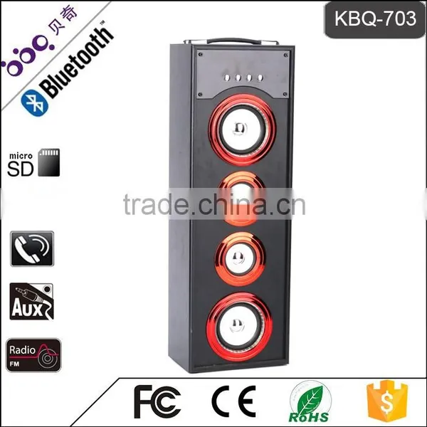 BBQ KBQ-703 36W 3000mAh DJ Empty Speaker Box photo-5