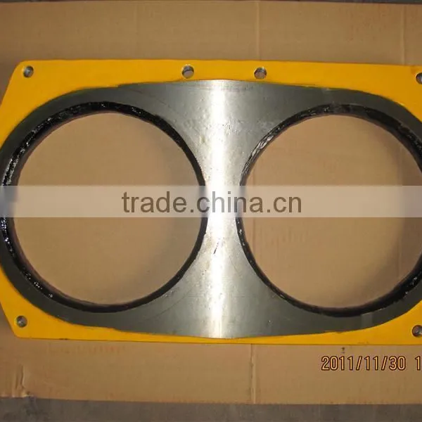 Newest Putzmeister Concrete Pump Spare Parts Wear Plate And Cutting Ring
